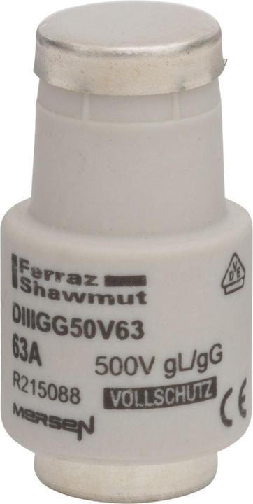 Immagine prodotto Mersen Link D-fuse D III 63A rame DIIIGG50V63 (R215088) (63 A)