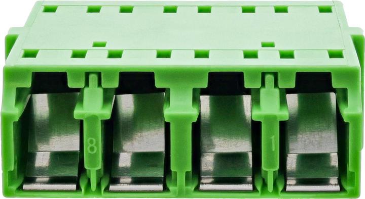 Produktbild InLine LWL Kupplung, Quad LC/LC, singlemode, grün, Keramik-Hülse (Netzwerk Kupplung)