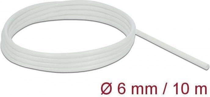 Produktbild Delock Schutzschlauch Glasfasergeflecht 10 m x 6 mm weiss (Kabelschlauch, 1000 cm)
