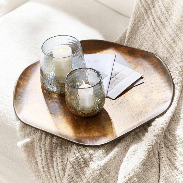 Produktbild Loberon Tablett Frapelle antikmessing