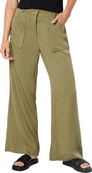 Actual product image Dorothy Perkins Womens/Ladies Topstitched Petite Wide Leg Trousers