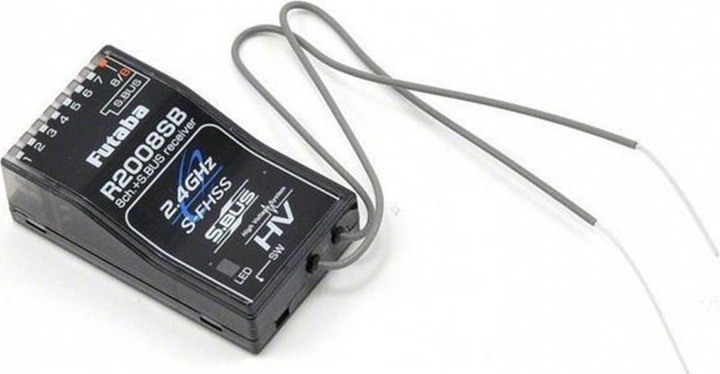 Actual product image Futaba Receiver R2008SB 2.4 GHz FHSS/S-FHSS