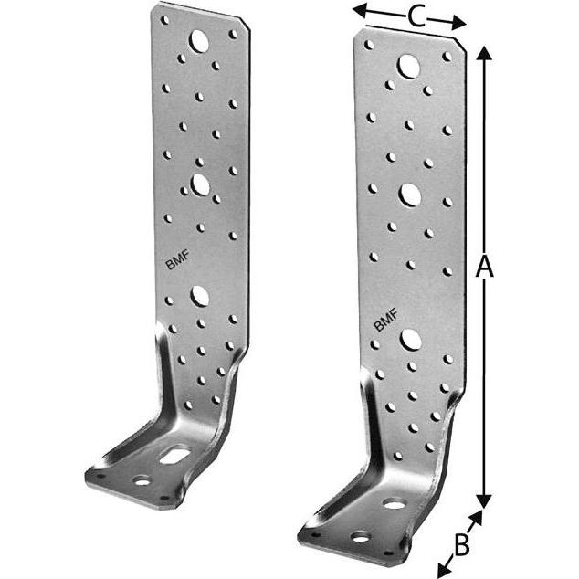 Simpson Sst, Baubeschläge + Holzverbinder, Winkelverbinder (Winkelverbinder, 1 Stk.)