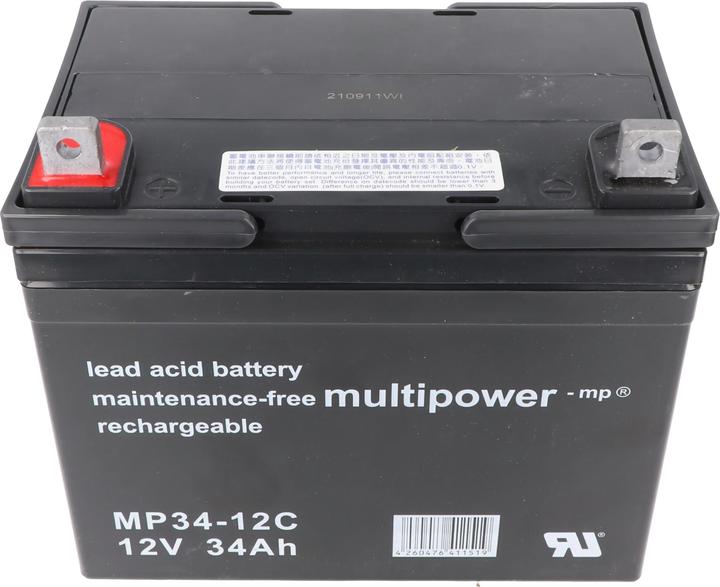Produktbild Multipower Akku MP34-12C (12 V, 34 Ah)