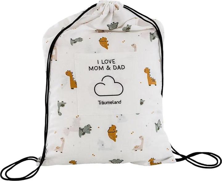 Actual product image Träumeland Dinolino bed linen