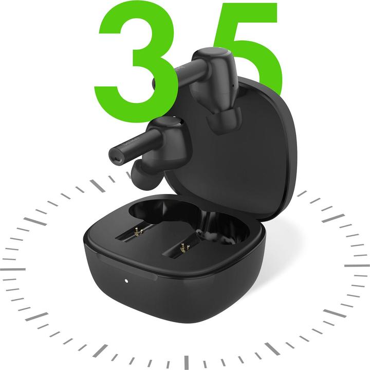 Actual product image Belkin Soundform Pulse juoda True-Wireless In-Ear AUC007btBLK (ANC, 7 h, Cable, Wireless)
