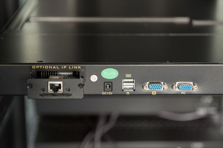 Actual product image Digitus Modular console with 17" TFT (43,2cm), 1-port KVM & Touchpad, french keyboard