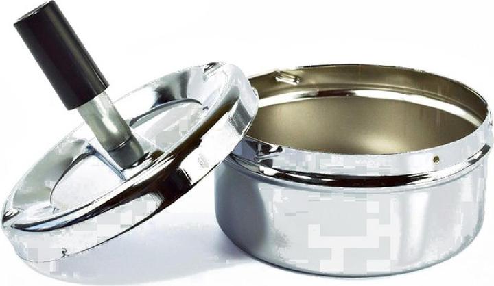 Actual product image Champ Push metal ashtray 9 cm