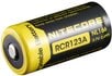 Actual product image Nitecore Li-Ion battery type 16340 - NL166