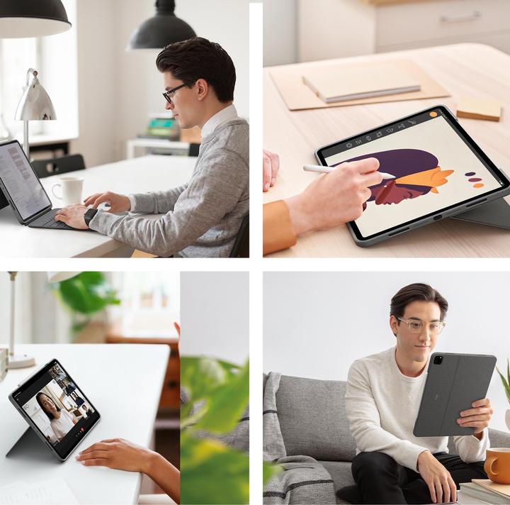 Immagine prodotto Logitech Combo Touch (CH, iPad Pro 12.9 2021 (5a generazione), iPad Pro 12,9 2022 (6a generazione))