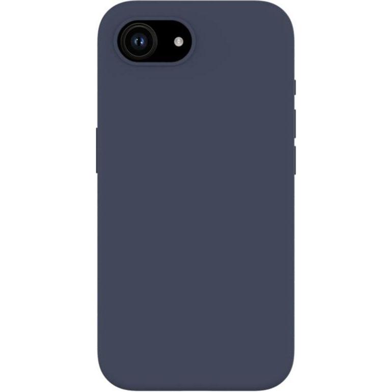 Evelatus Back panel cover Apple iPhone 16e Premium Magnetic Soft Touch Silicone Case Dark Blue (Apple iPhone 16e), Cover smartphone, Blu