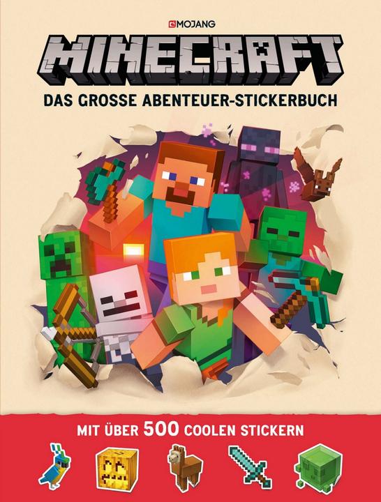 Produktbild Minecraft, Das grosse Abenteuer-Stickerbuch