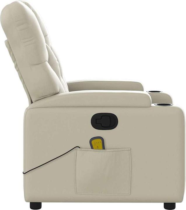 Immagine prodotto vidaXL Sedia da massaggio in similpelle crema, colore: crema, materiale