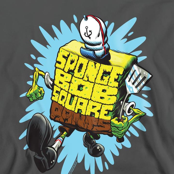 Immagine prodotto Spongebob Squarepants Felpa Lettera Adulto Unisex (XXL)