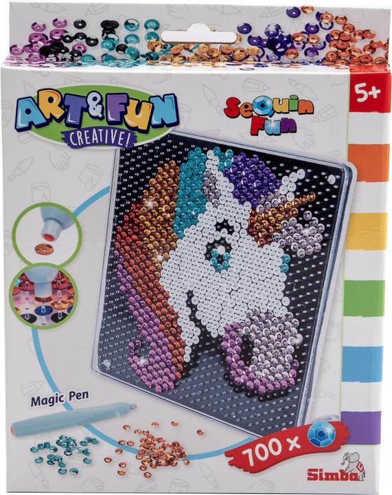Actual product image Simba A&F Sequin Unicorn
