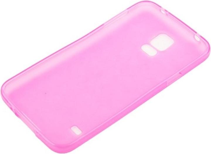 Produktbild König Design Handyhülle TPU Schutzhülle für Samsung Galaxy S5 / S5 Neo transparent pink (Samsung Galaxy S5, Samsung Galaxy S5 Neo)