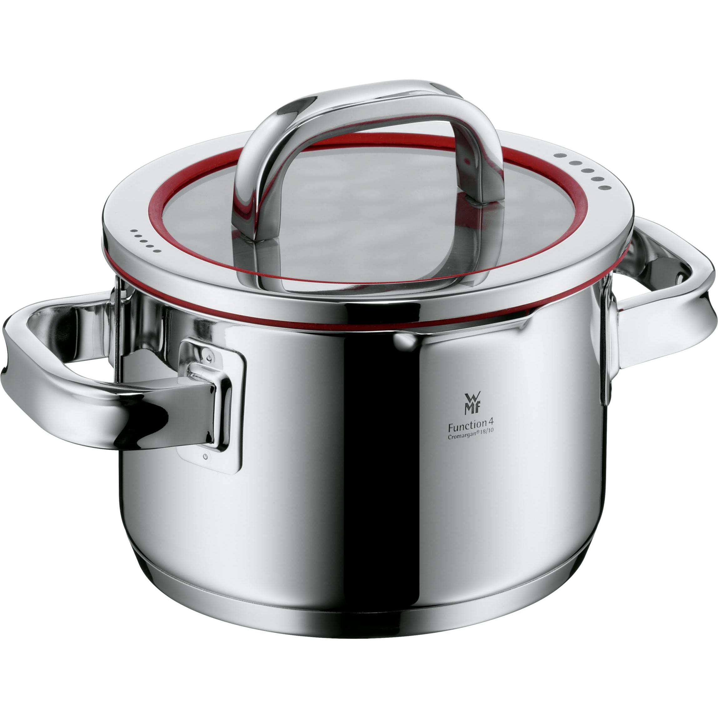 WMF Fleischtopf, Pfanne + Kochtopf, Silber
