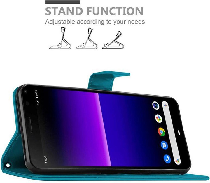 Actual product image Cadorabo Flower Book Cover (Sony Xperia 8)