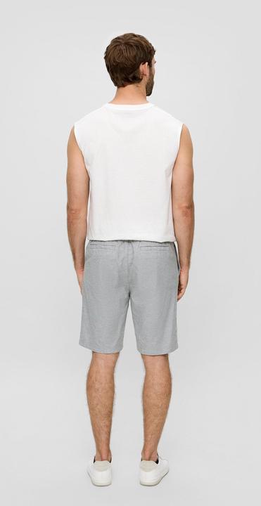 Produktbild S.Oliver Bermuda Chino-Shorts aus Leinenmix mit elastischem Bund (31)