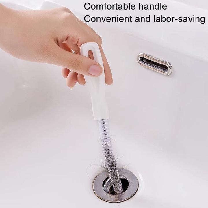 Actual product image Drain cleaning brush Siphon brush Pipe brush Hair trap brush Flexible (1 pcs.)