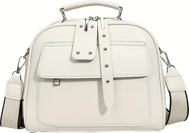 Immagine prodotto Only-Bags.Store Borsa in pelle PU alla moda, borsa a tracolla a conchiglia di tendenza, borsa a tracolla di colore