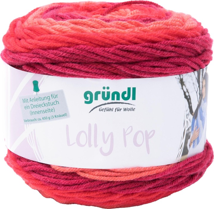 Image du produit Gründl Laine "Lolly Pop", 4 fils, 150 g, env. 240 m (240 m)