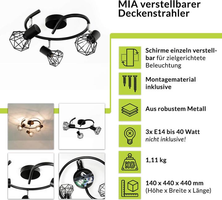 Produktbild Licht-Erlebnisse Mia (E14)