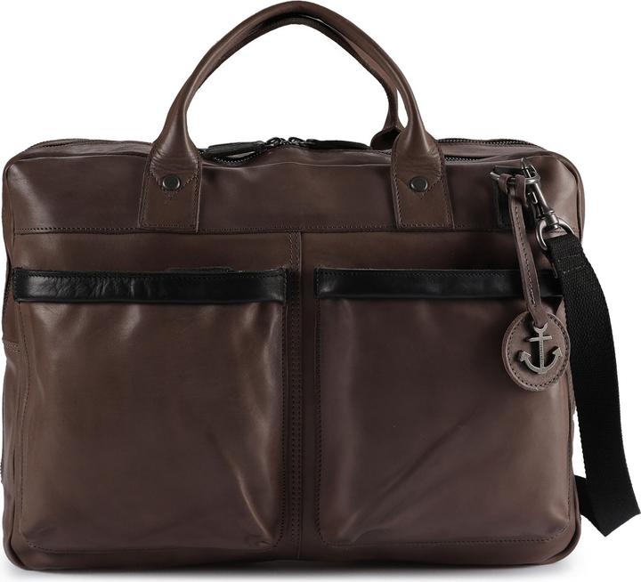 Immagine prodotto Harbour 2nd Urban Poets Aktentasche Leder 50 cm Laptopfach (18.50")