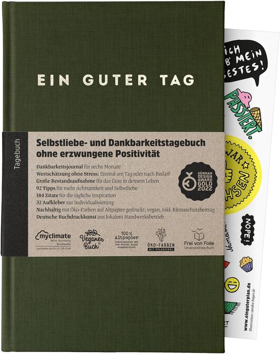 Immagine prodotto Diario dell'amore per se stessi e della gratitudine: Una buona giornata (A5, Righe, Copertina rigida)