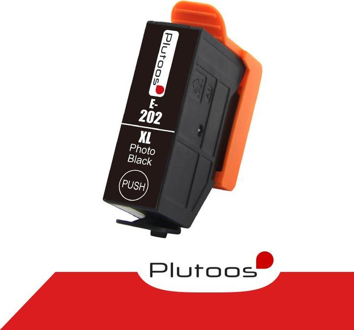 Image du produit Plutoos Epson 202XL Cartouche XXL compatible, Photoblack C13T02H14010 (PBK)