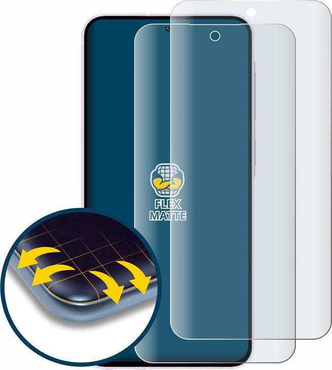 Produktbild BROTECT Fullscreen Schutzfolie Displayschutz Folie Matt Entspiegelungsfolie (2 Stk., Samsung Galaxy A56 5G)