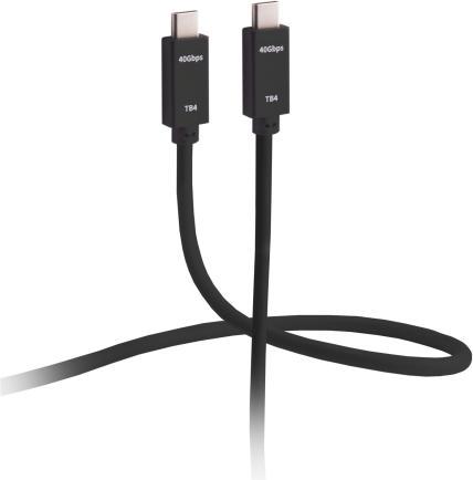 Actual product image Flexline ®-USB-C® connection cable, type-C plug to type-C plug, TB4, UltraFlex, 1.0m (1 m, USB 4.0, 100 W)