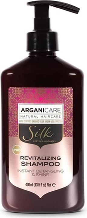 Image du produit Arganicare Protéine de soie (400 ml, Shampoing liquide)