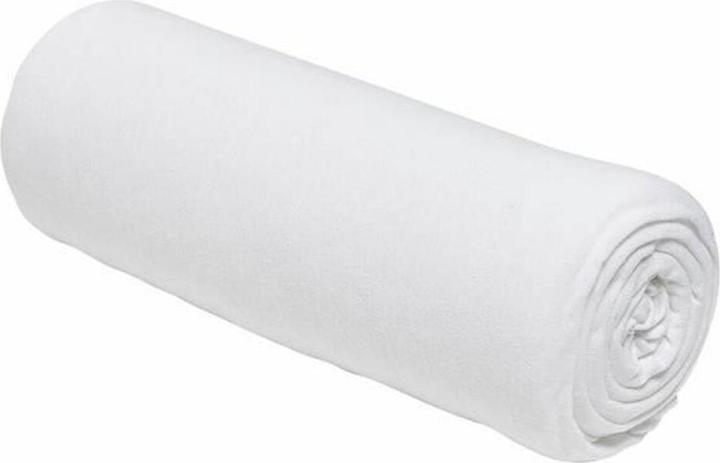 Today FITTED SHEET JERS 140X190+25 WHITE (140 x 190 cm)