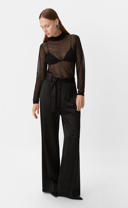 Immagine prodotto Comma Hose Satin-Marlenehose mit Bindegürtel (46)