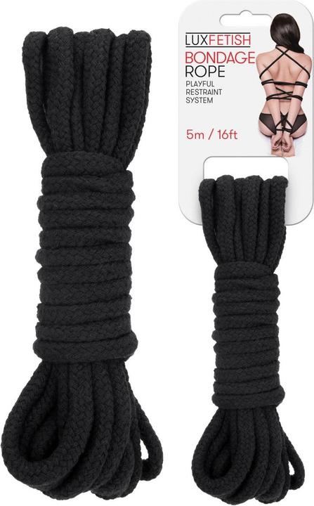 Actual product image Lux Fetish Bondage Rope black