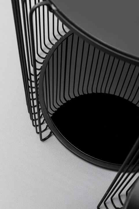 Image du produit Kare Design Beistelltisch Wire Double Schwarz (2/Set)