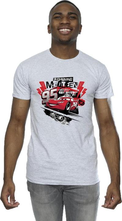 Immagine prodotto Disney Cars Lightning McQueen Collage Maglietta Uomo (M)