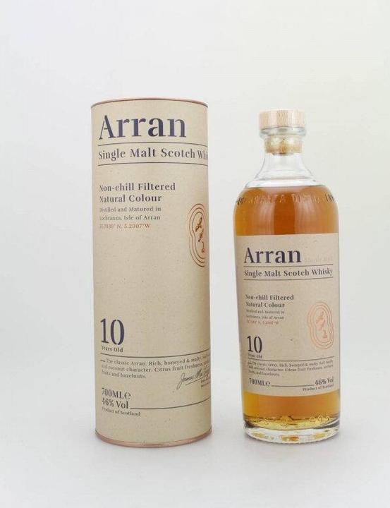 Produktbild Arran Distillery 10 Years (Single Malt, Scotch Whisky, 1 x 70 cl)