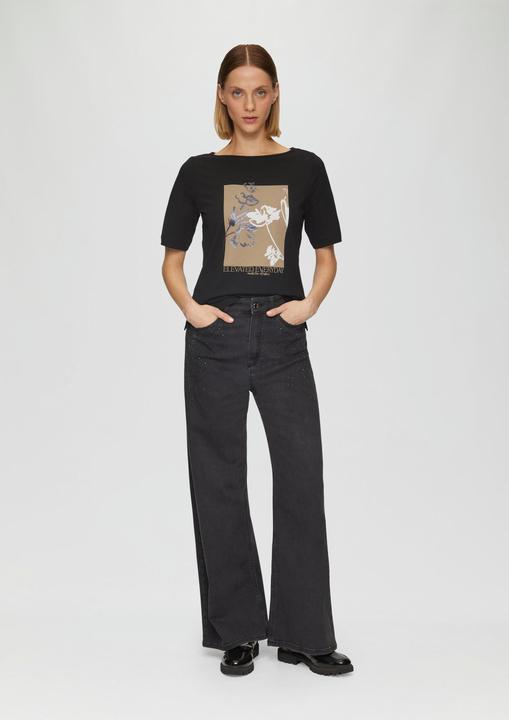 Actual product image S.Oliver T-Shirt Jerseyshirt mit Frontprint (34)