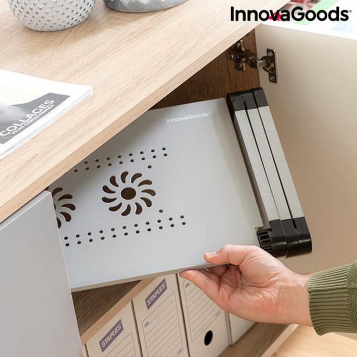 Actual product image InnovaGoods Adjustable laptop table with multiple positions Omnible