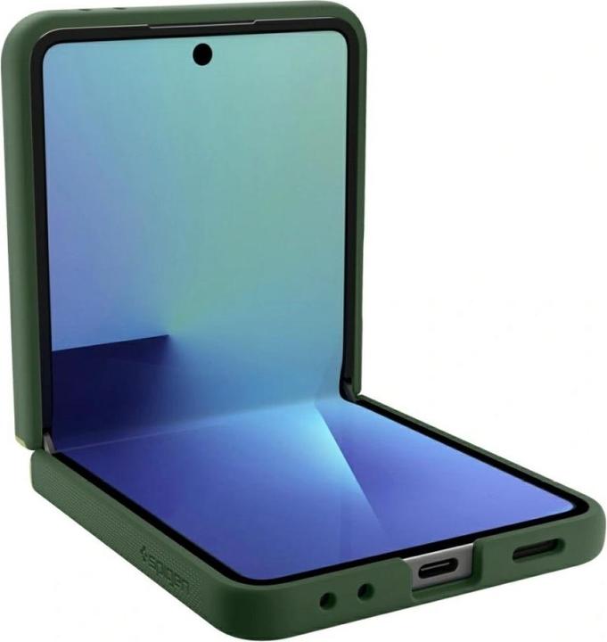 Actual product image Spigen - Caseology Nano Pop MagSafe - Samsung Galaxy Z Flip7 - Avo Green (Samsung Galaxy Z Flip7)