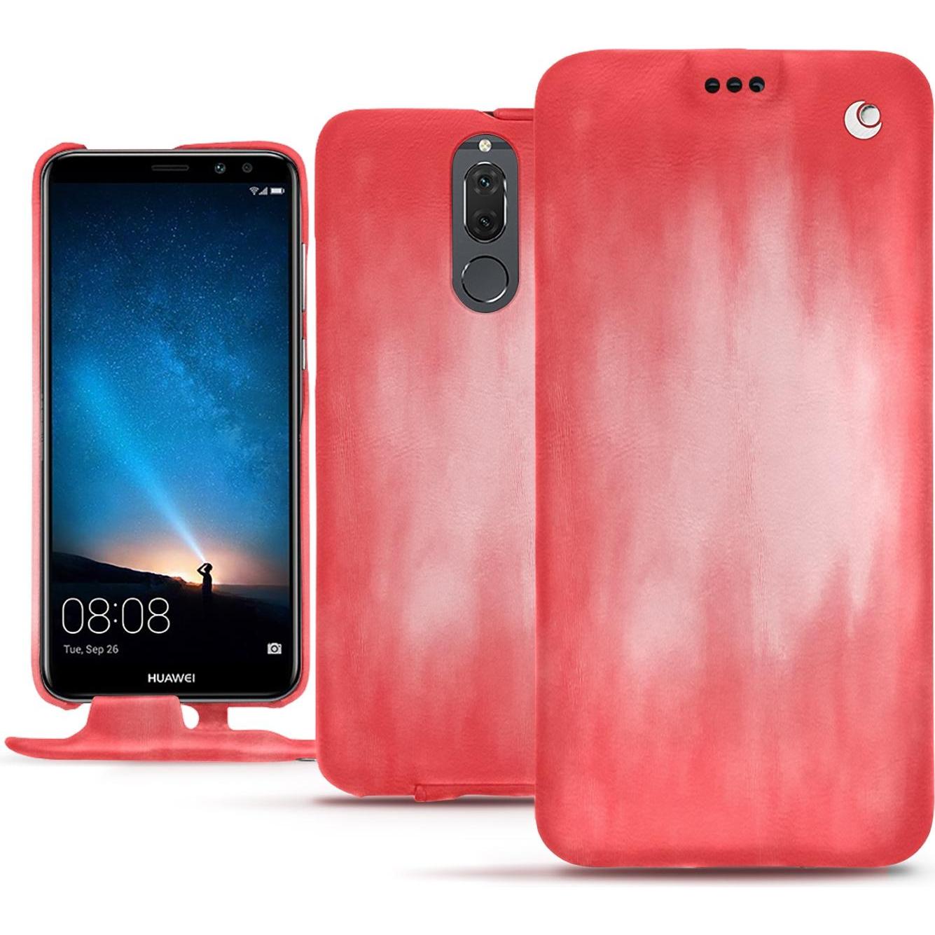 Thumbnail - Noreve Lederschutzhülle vertikal (Huawei Mate 10 Lite), Smartphone Hülle, Rosa