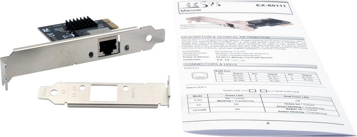 Actual product image Exsys EX-60111 (PCI-E x1)