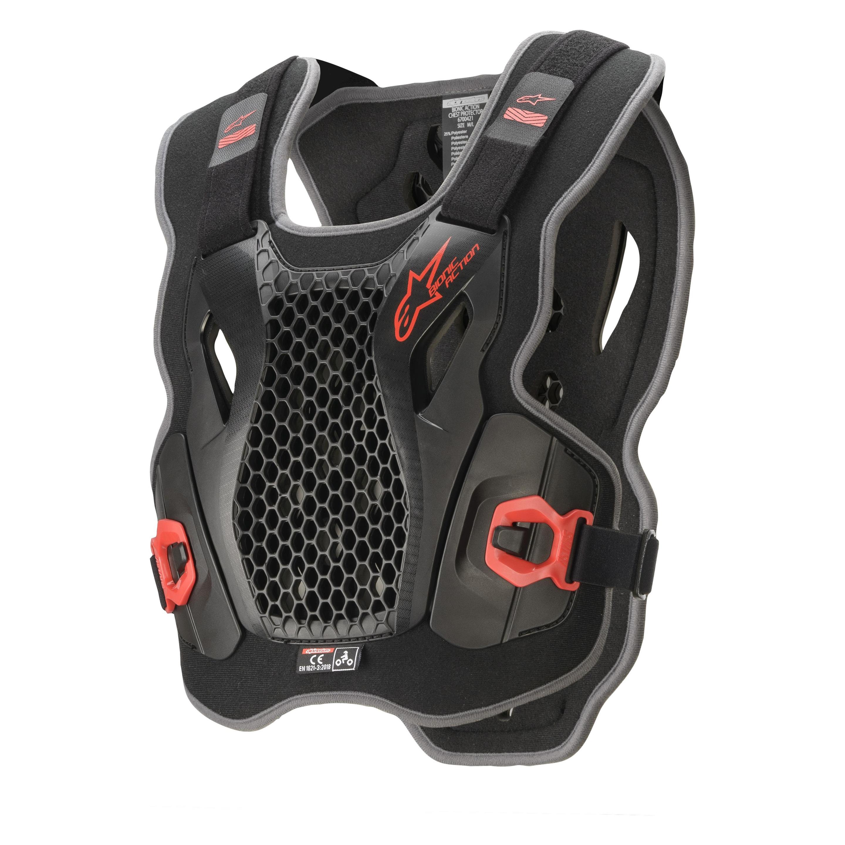 Alpinestars, Motorfiets Beschermers, Borstbeschermer 25 Bionic Action (Xxl)
