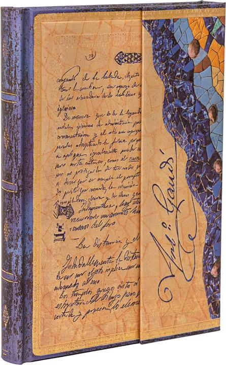 Produktbild Paperblanks Gaudi, The Manuscript of Reus (Embellished Manuscripts Collection) Midi Unlined Hardback Journa (125 x 180 mm, Blanko, Harter Einband)
