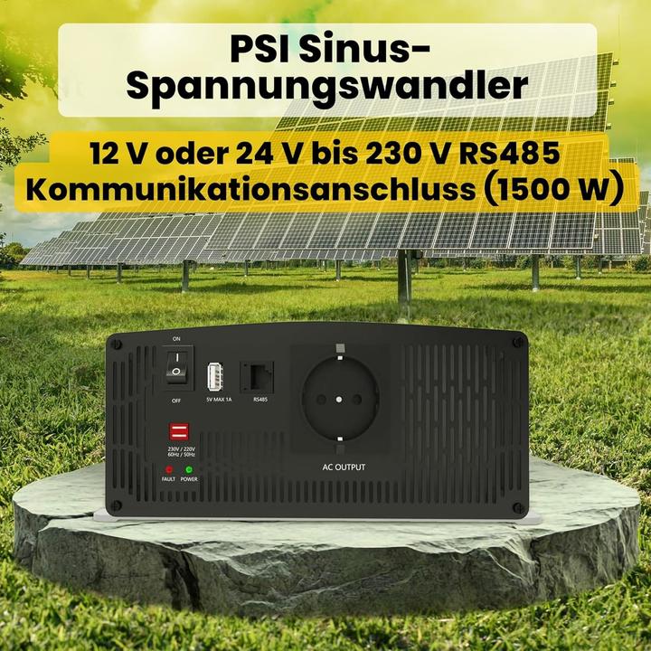 Produktbild Offgridtec PSI Sinus Spannungswandler RS485 1500W 2400W 12V 230V