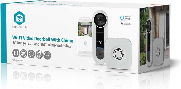 Actual product image Nedis Smartlife Video Doorphone Wi-Fi - White