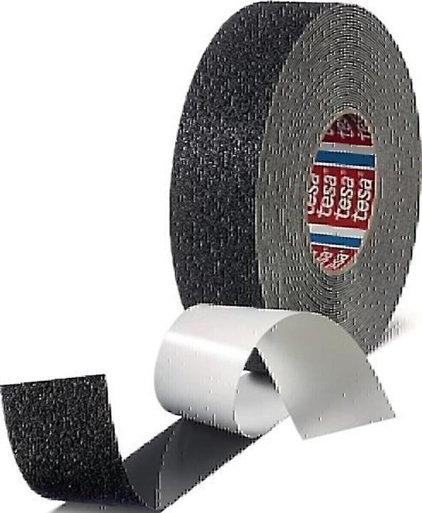Produktbild tesa Anti-Rutsch Klebeband extra stark,18x50mm, schwarz (50 mm)