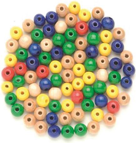 Image du produit Glorex Perles bois 10mm 47p. multicol FSC